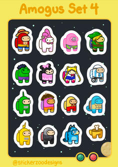 Amogus Set 4 Amogus Set 4