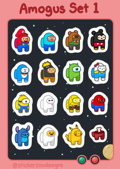 Amogus Set 1 Amogus Set 1