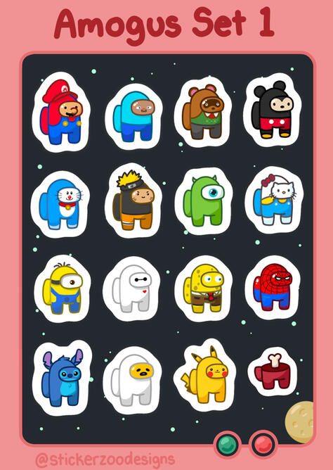 Amogus Set 1 Amogus Set 1