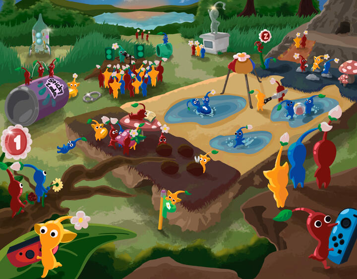 Pikmin 9,001 Pikmin: Switch Biome