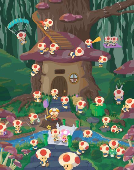 Toad's Secret Hideout Toad's Secret Hideout