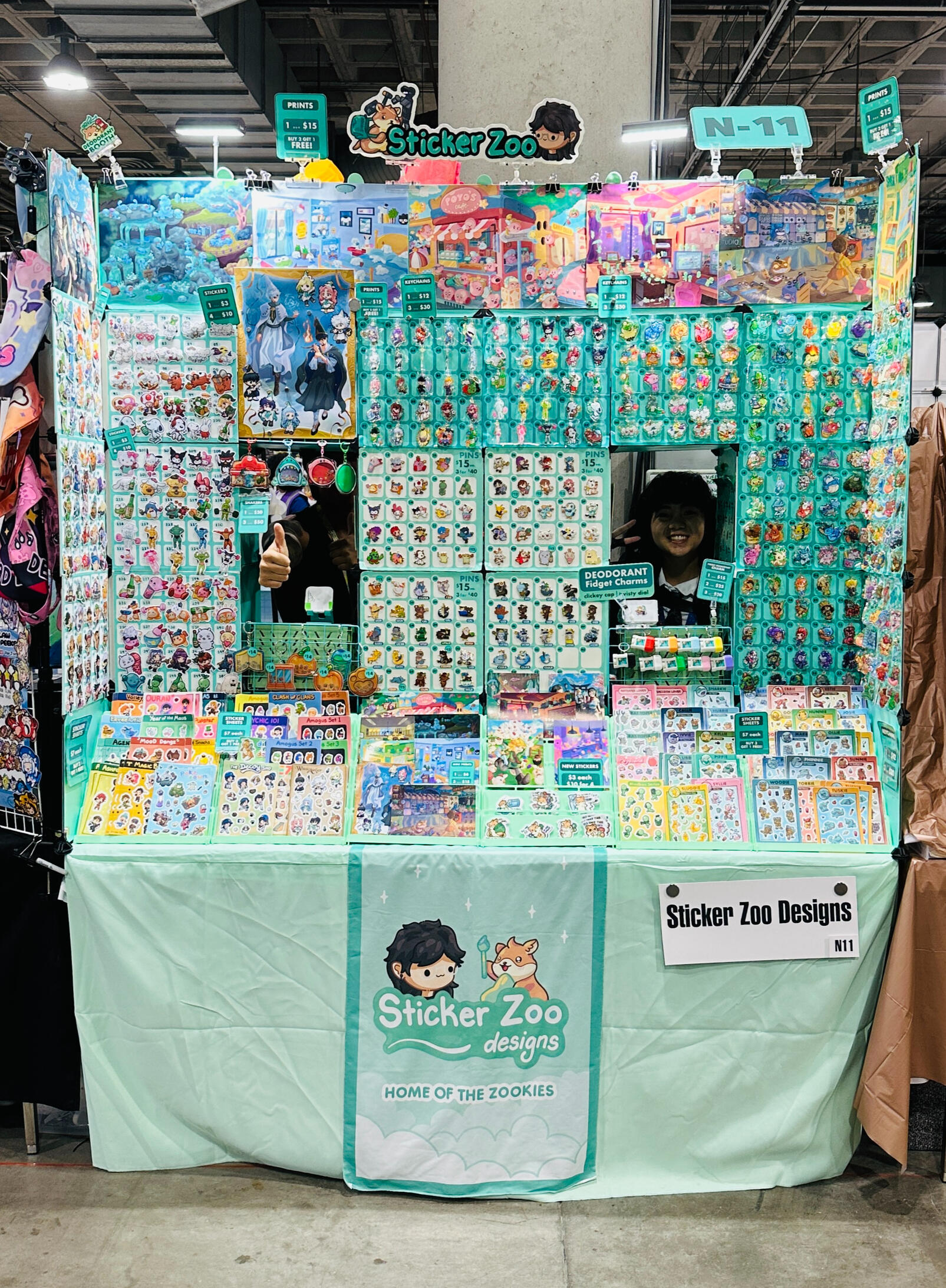 8 foot table display My Kitchen Got Raided By Waddle Dees