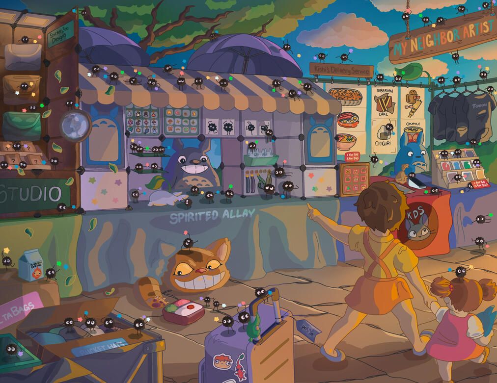 My Neighbor Artist My Kitchen Got Raided By Waddle Dees